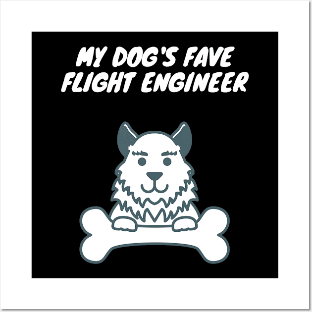 My dog's fave flight engineer Wall Art by SnowballSteps